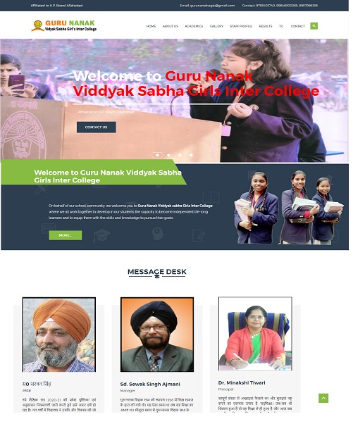 Guru Nanak Vidyak Sabha Girls Inter College